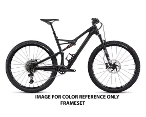 2017 Specialized Camber FSR Pro Carbon 29 (FRAMESET ONLY) WhtTnt/GldOrg XL