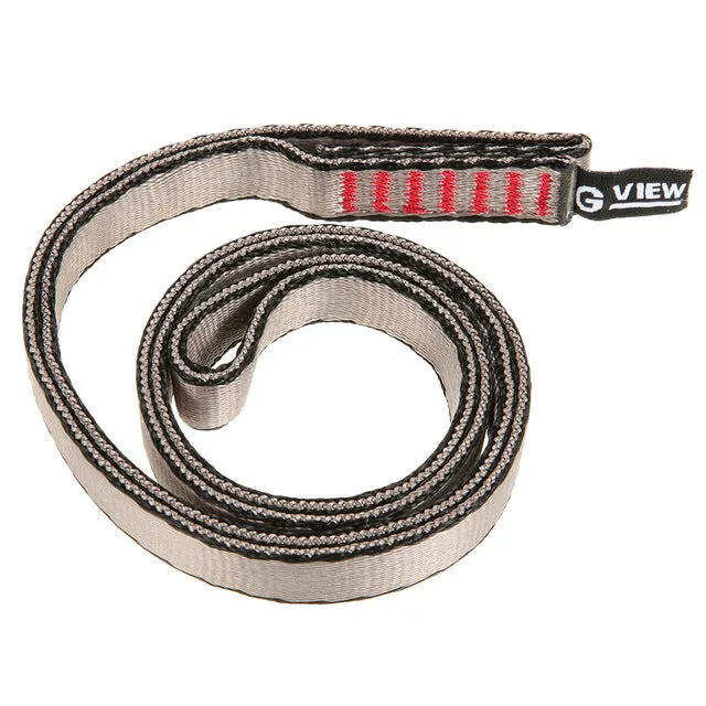 23KN 60cm/2ft Rope Runner Webbing Sling Flat Strap Belt for Mountaineering Rock Climbing Caving Rappelling Rescue Engineering