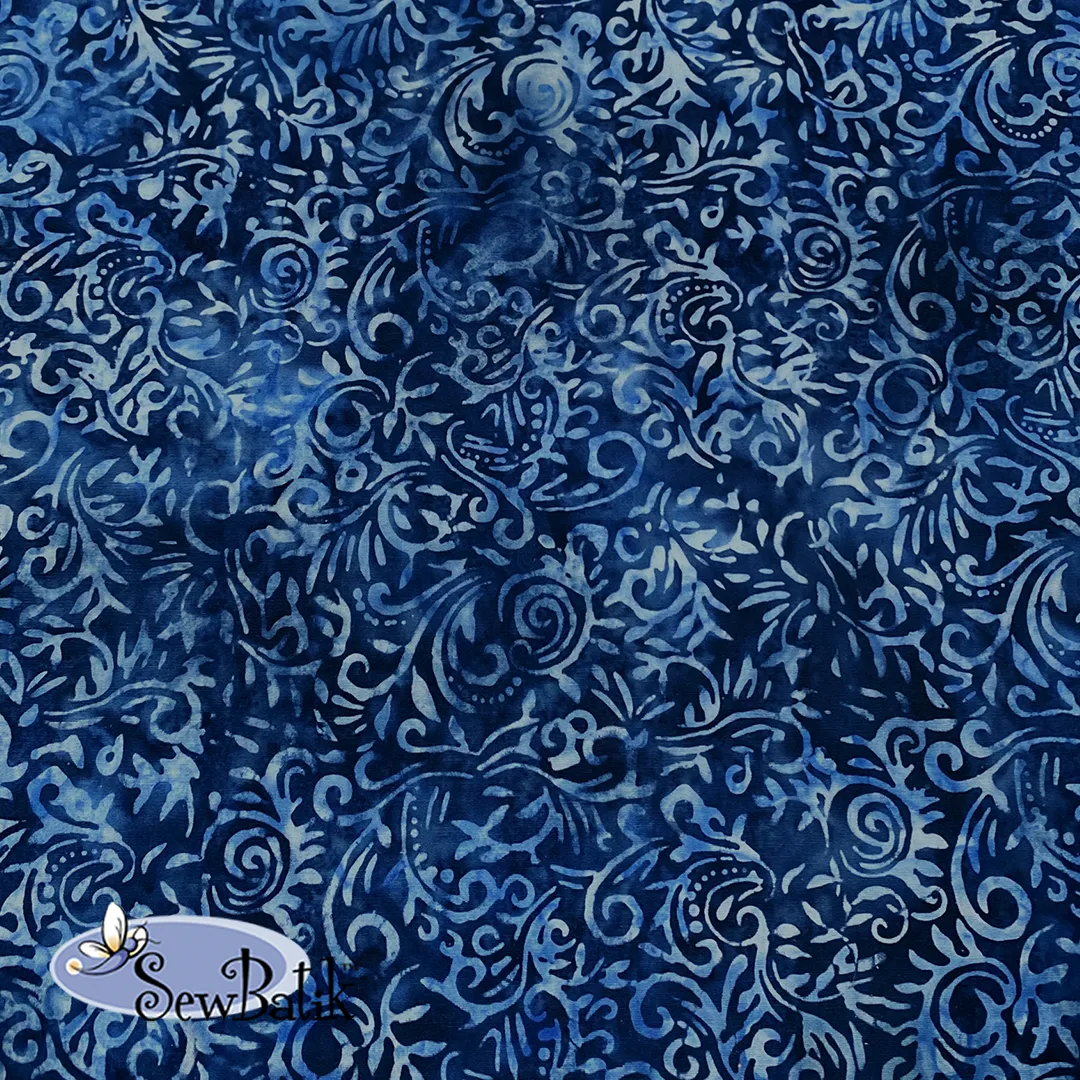 57" Batik Canvas (5oz) - Phoenix - Twilight Blue