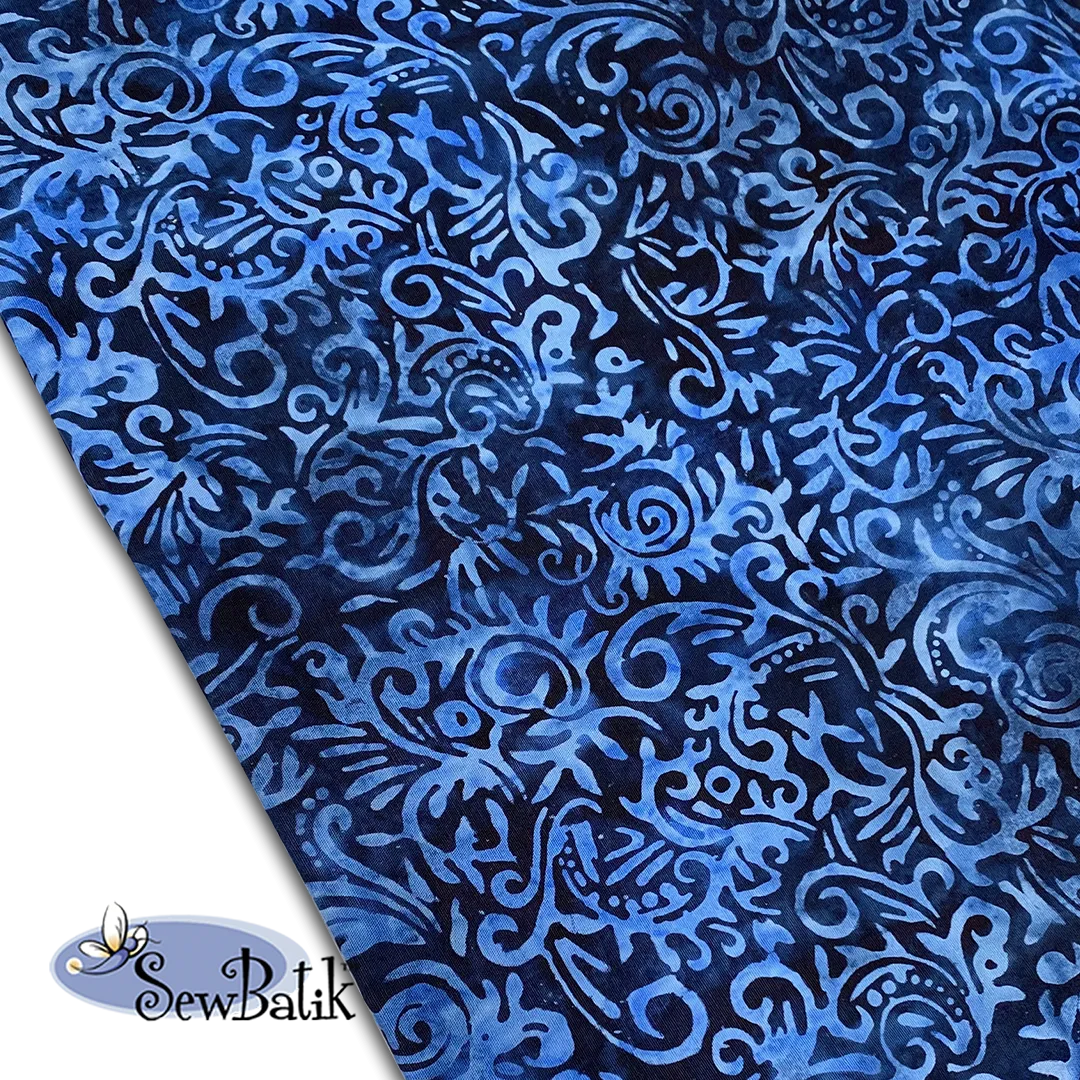 57" Batik Canvas (5oz) - Phoenix - Twilight Blue