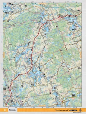 Backroad Mapbooks McKellar CCON-67 Water-Resistant Tear-Resistant Topographic Map