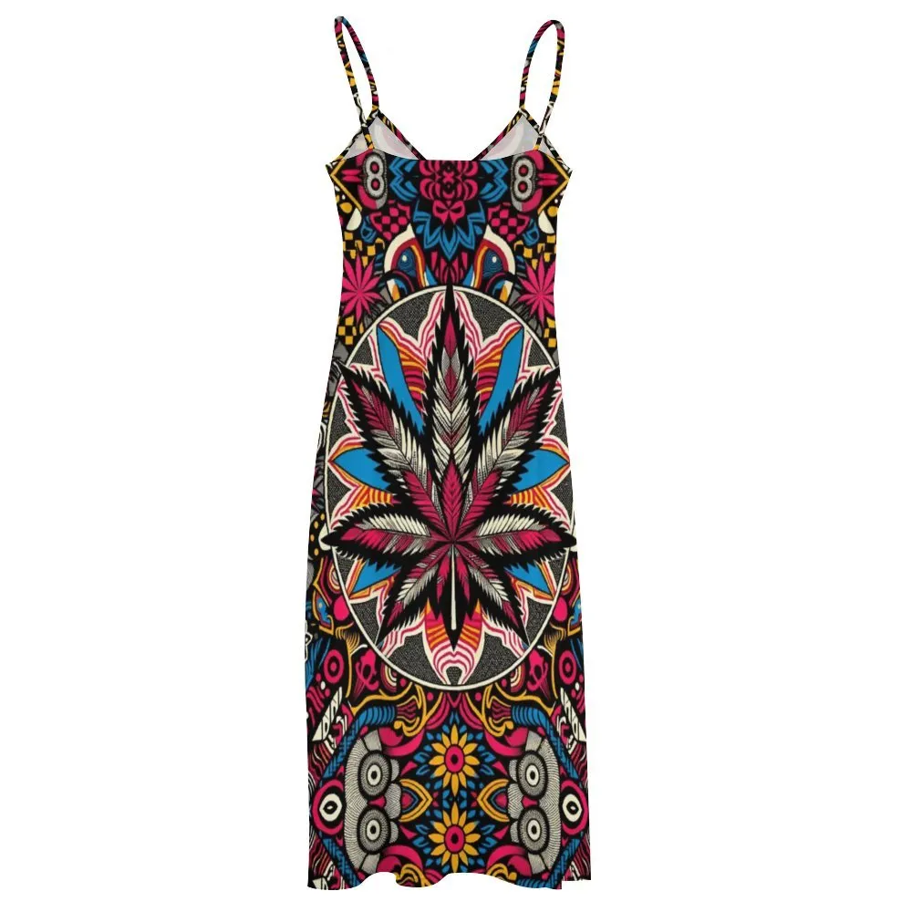 Batik Bliss Long Sleeveless Dress