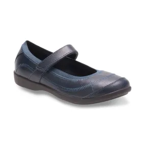 Big Girl Hush Puppies Reese Mary Jane Navy