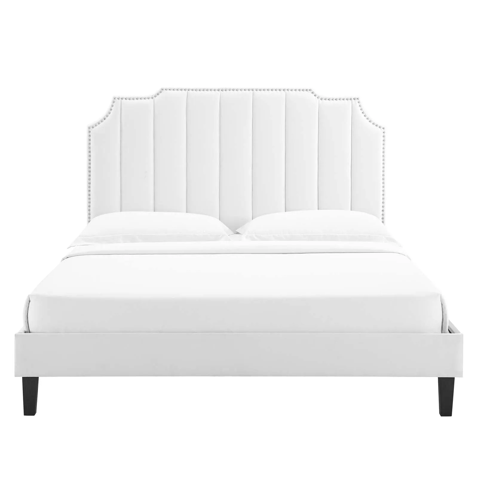 Colette Performance Velvet Platform Bed by Modway