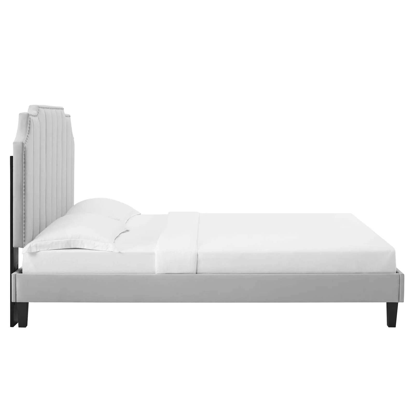 Colette Performance Velvet Platform Bed by Modway