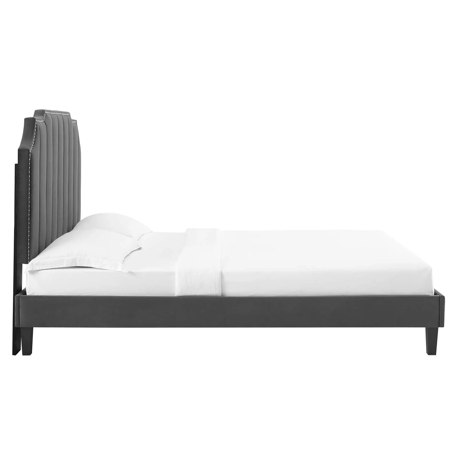 Colette Performance Velvet Platform Bed by Modway