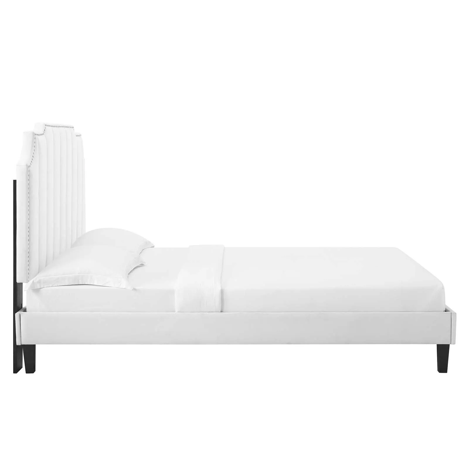 Colette Performance Velvet Platform Bed by Modway