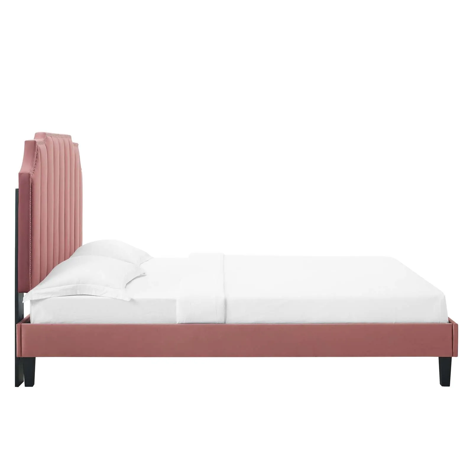 Colette Performance Velvet Platform Bed by Modway