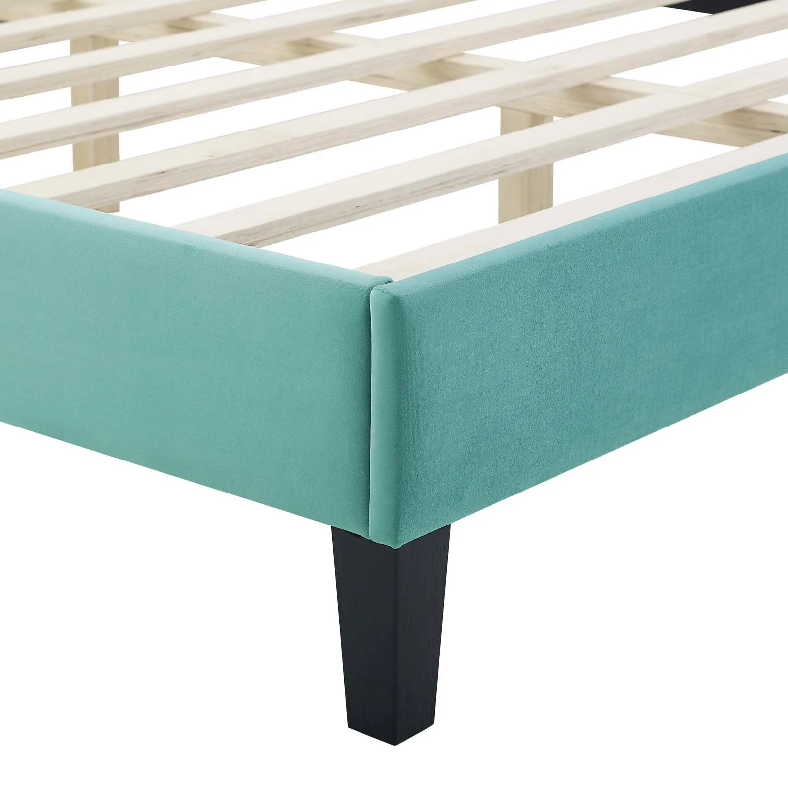 Colette Performance Velvet Platform Bed by Modway