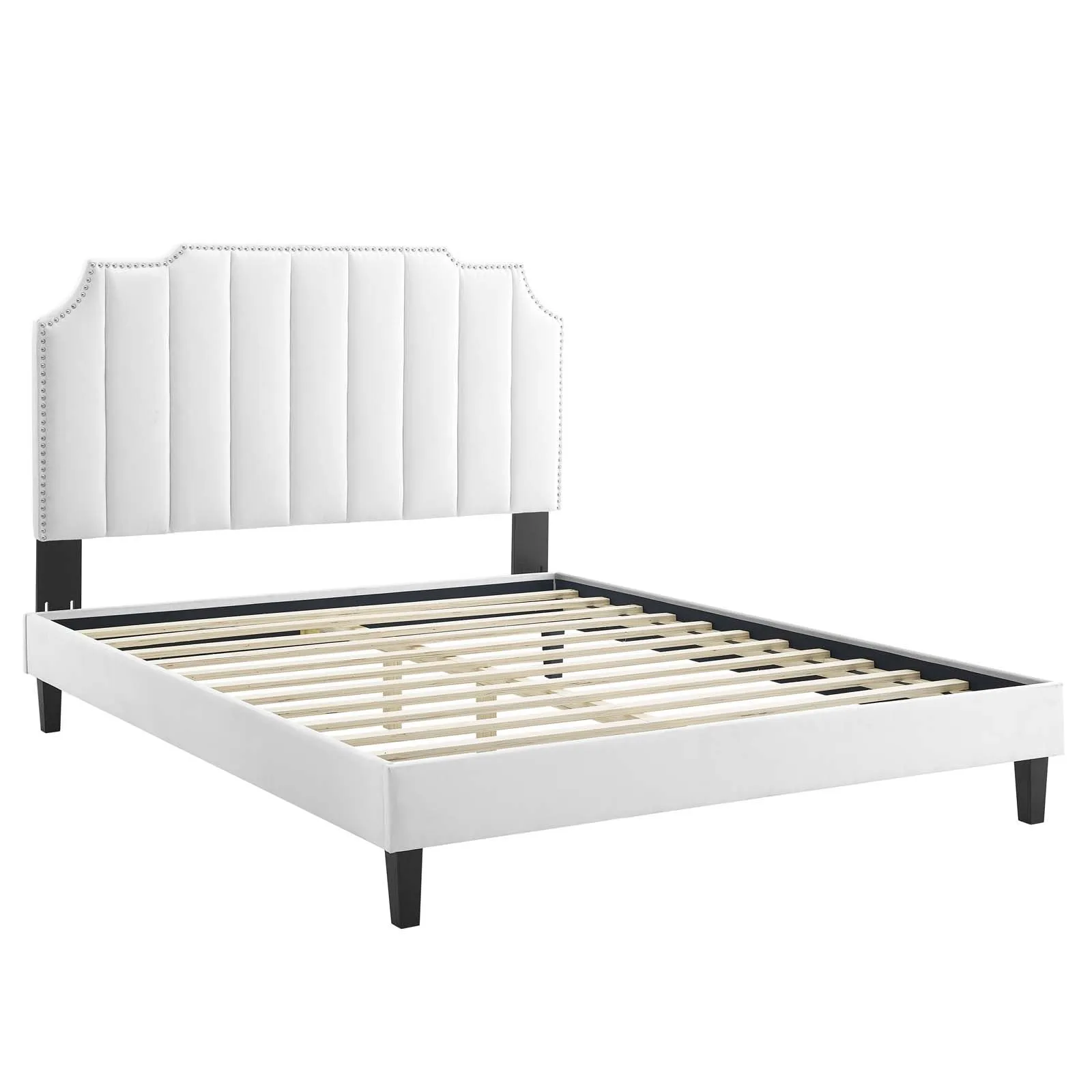 Colette Performance Velvet Platform Bed by Modway