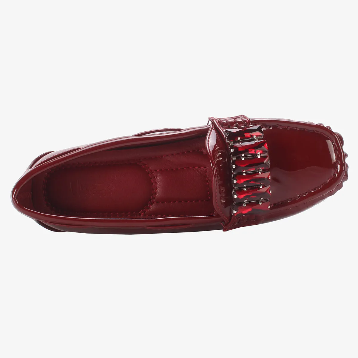 Girls "SALAKO" Decorated Flat Moccasins