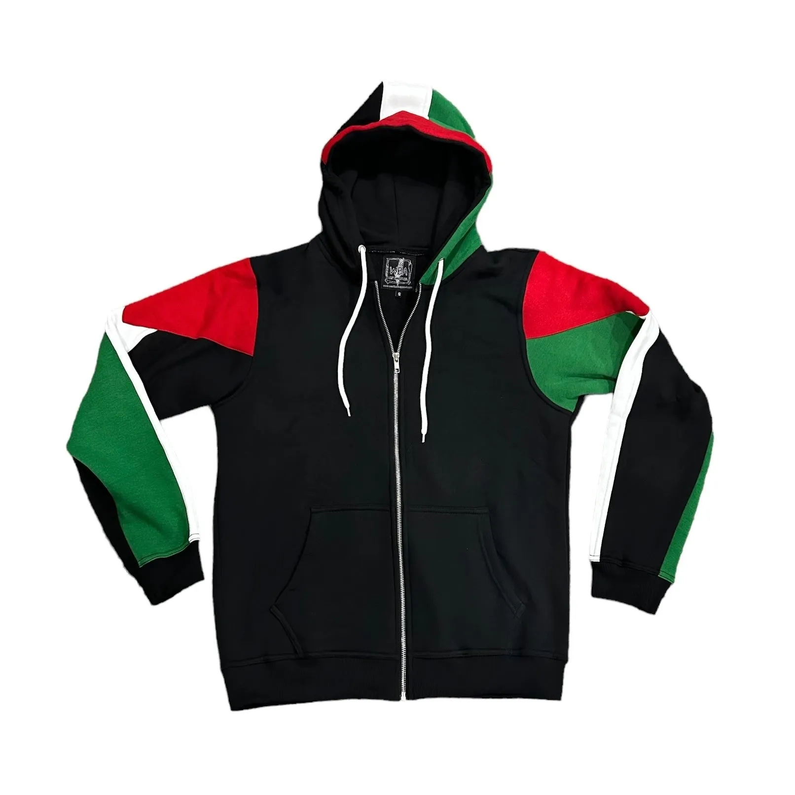 Kids Palestine Flag Zip Hoodie