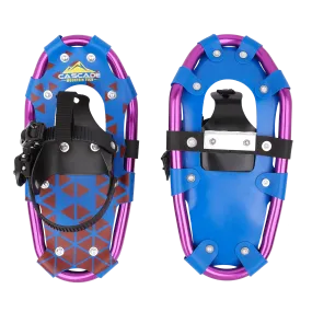 Lightweight Snowshoes for Kids in Purple & Blue