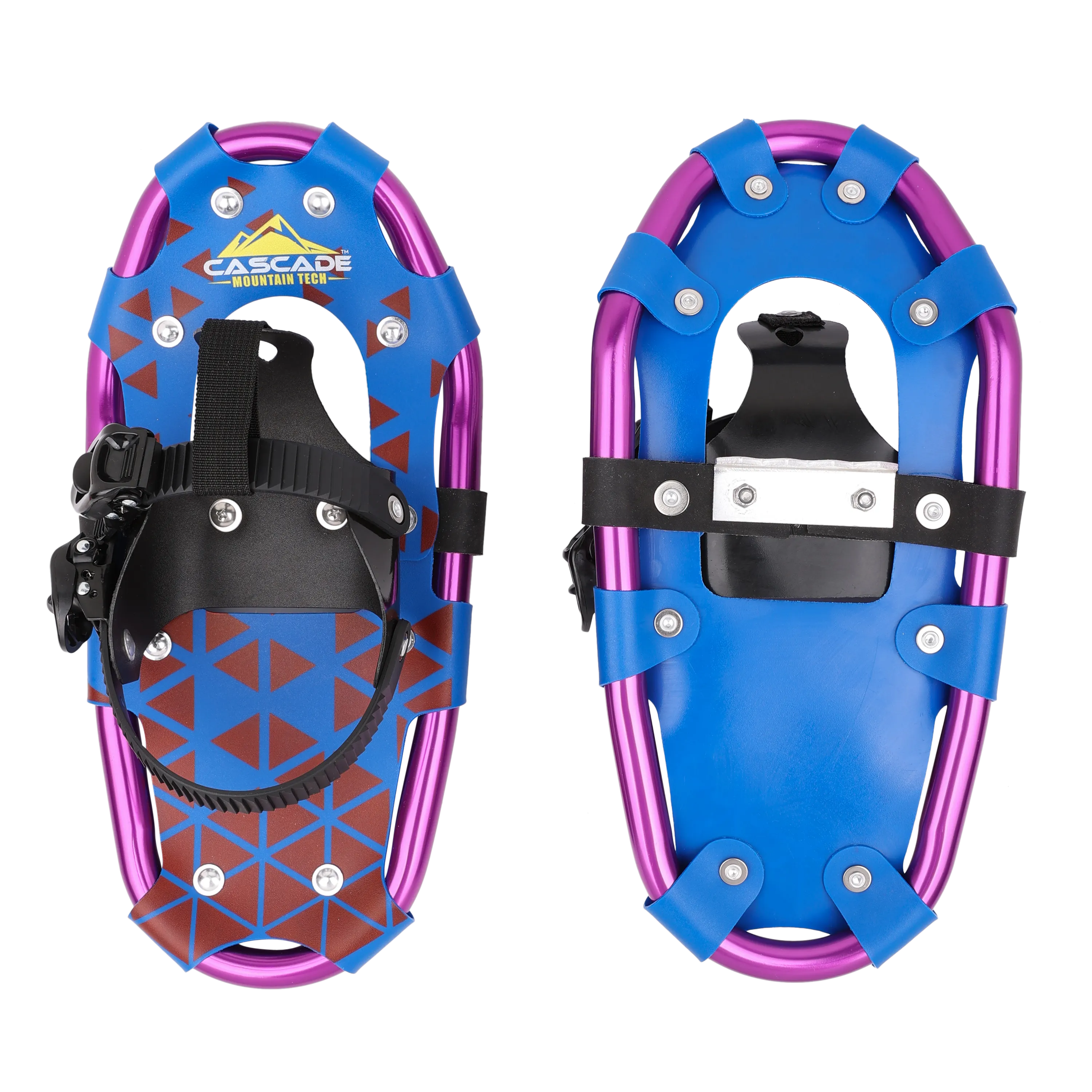 Lightweight Snowshoes for Kids in Purple & Blue