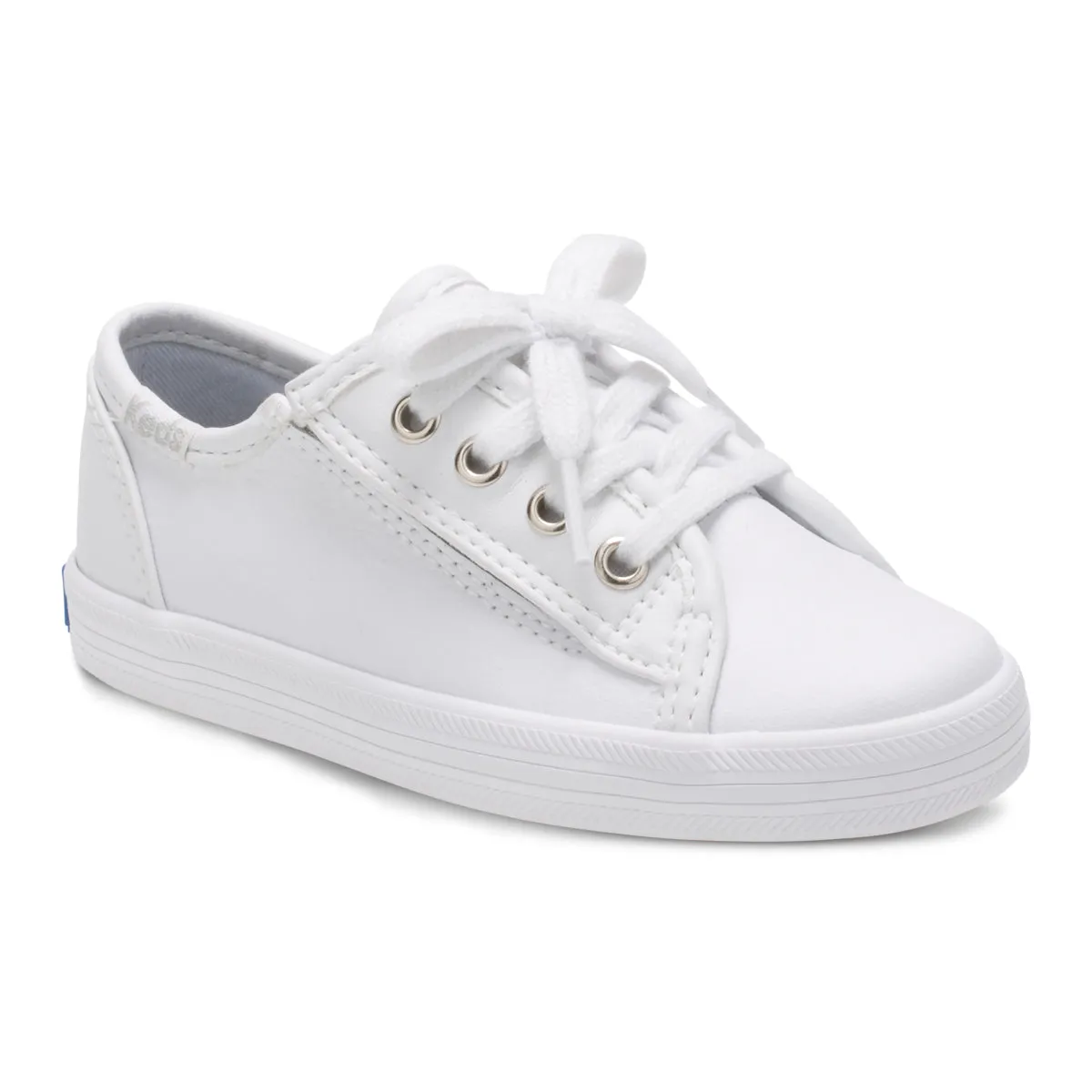 Little Kid's Kickstart Jr. Leather Sneaker White | KL160526