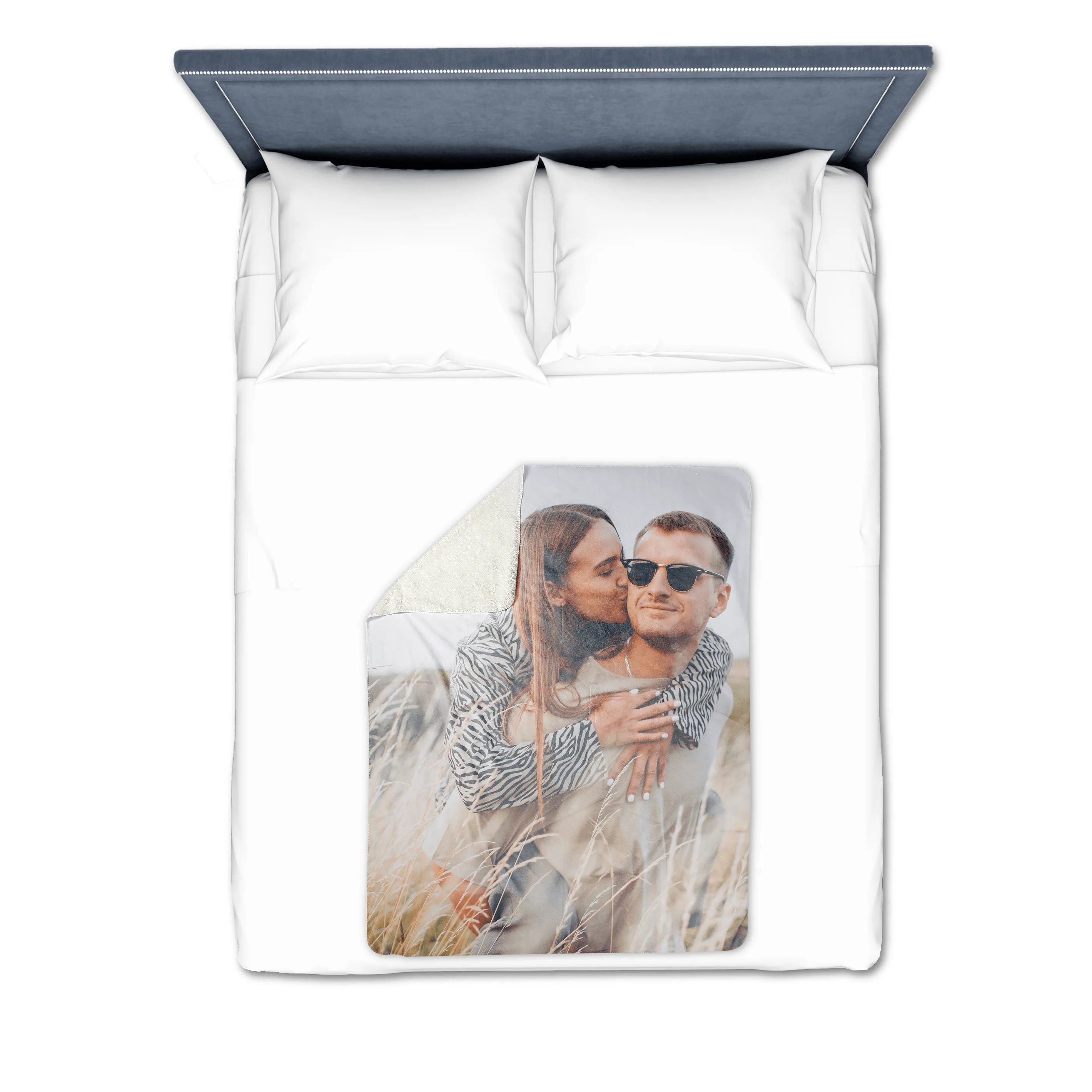 Love Is All You Need Collage Premium Fleece Photo Blanket