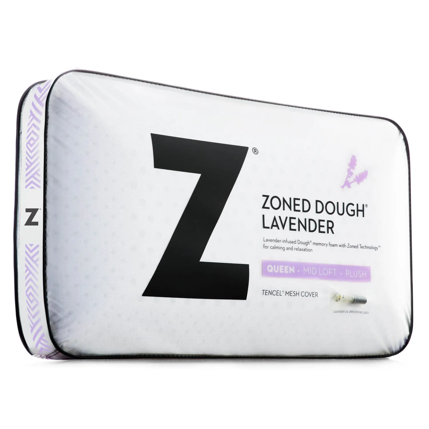 Malouf Zoned Dough Lavender Pillow