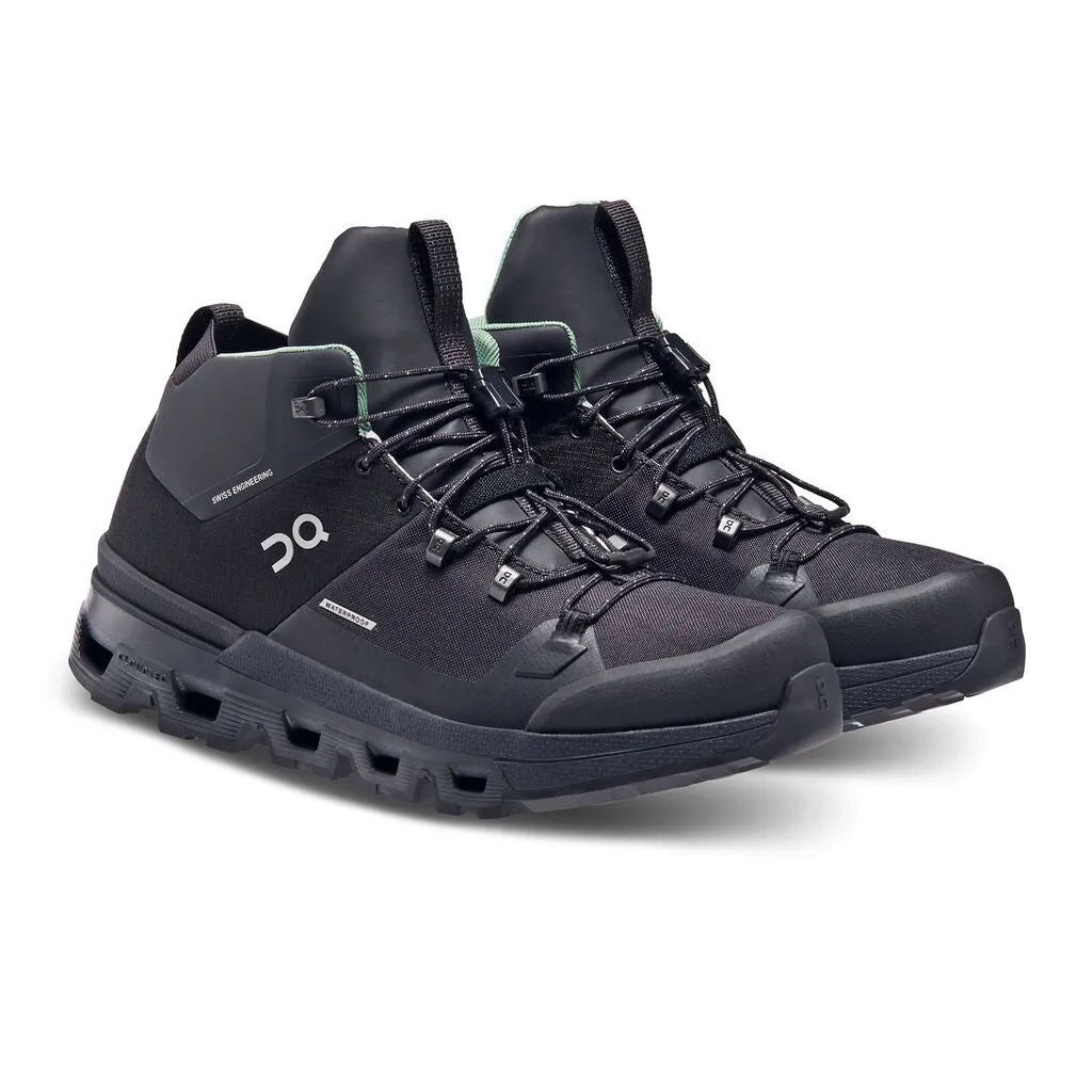 On Women's Cloudtrax Waterproof Walking Boots Black