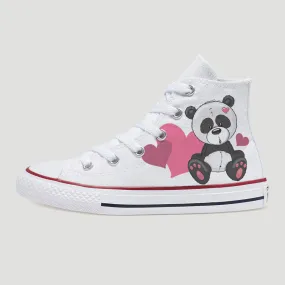 Panda Kids Custom Converse Shoes