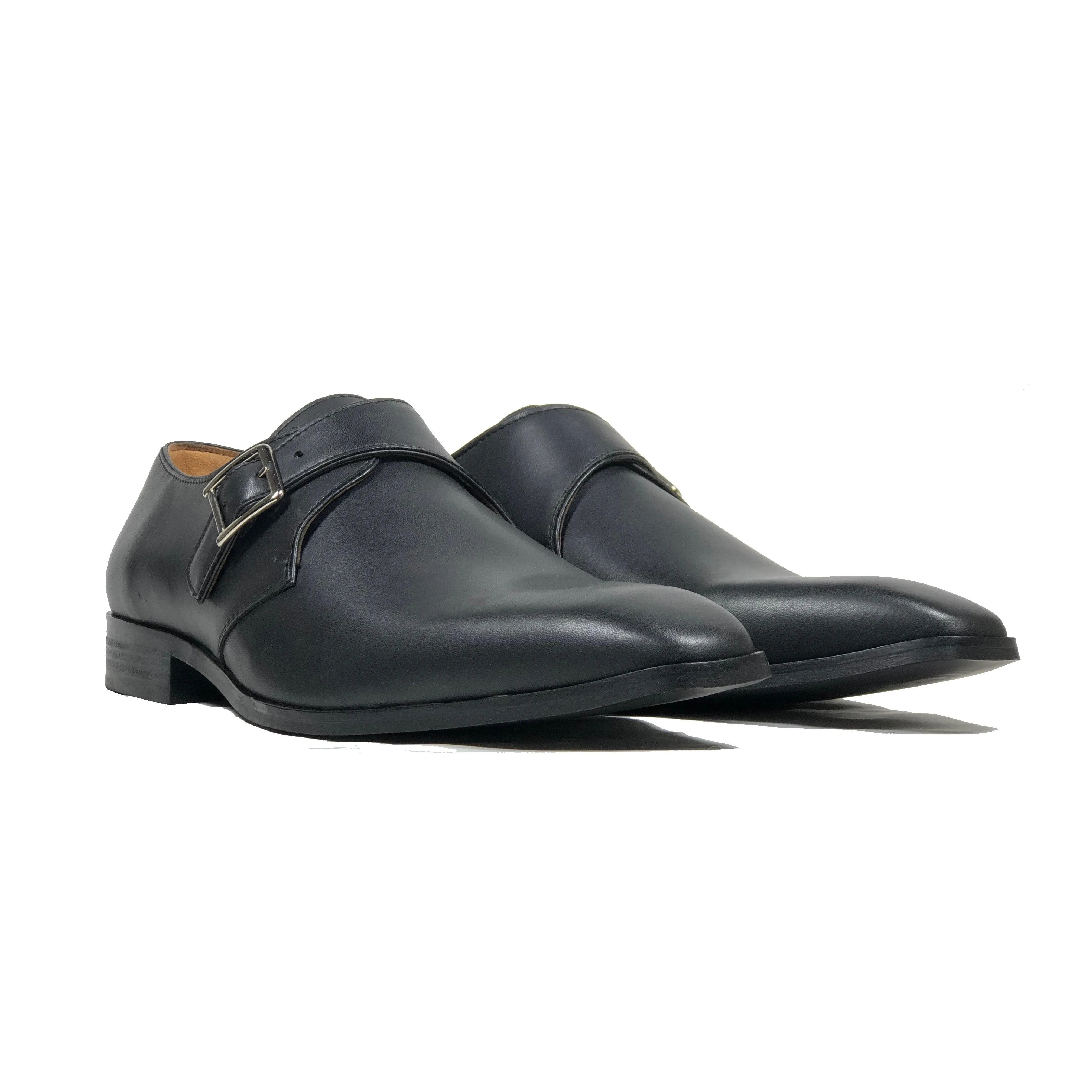 'Pierre' Vegan Monk Shoe by Zette Shoes - Black