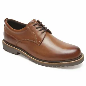 Rockport Men MARSHALL PT OXFORD COGNAC/LEATHER