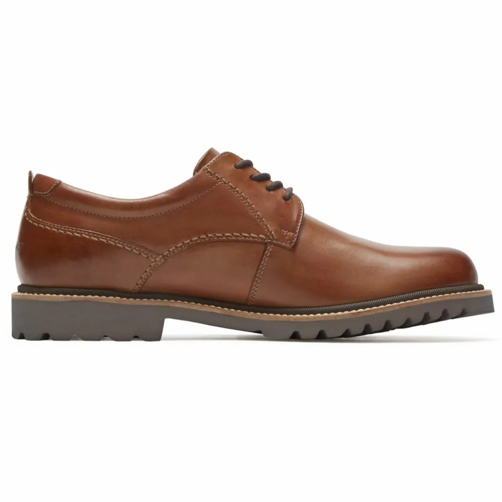 Rockport Men MARSHALL PT OXFORD COGNAC/LEATHER