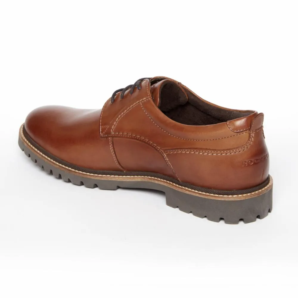 Rockport Men MARSHALL PT OXFORD COGNAC/LEATHER