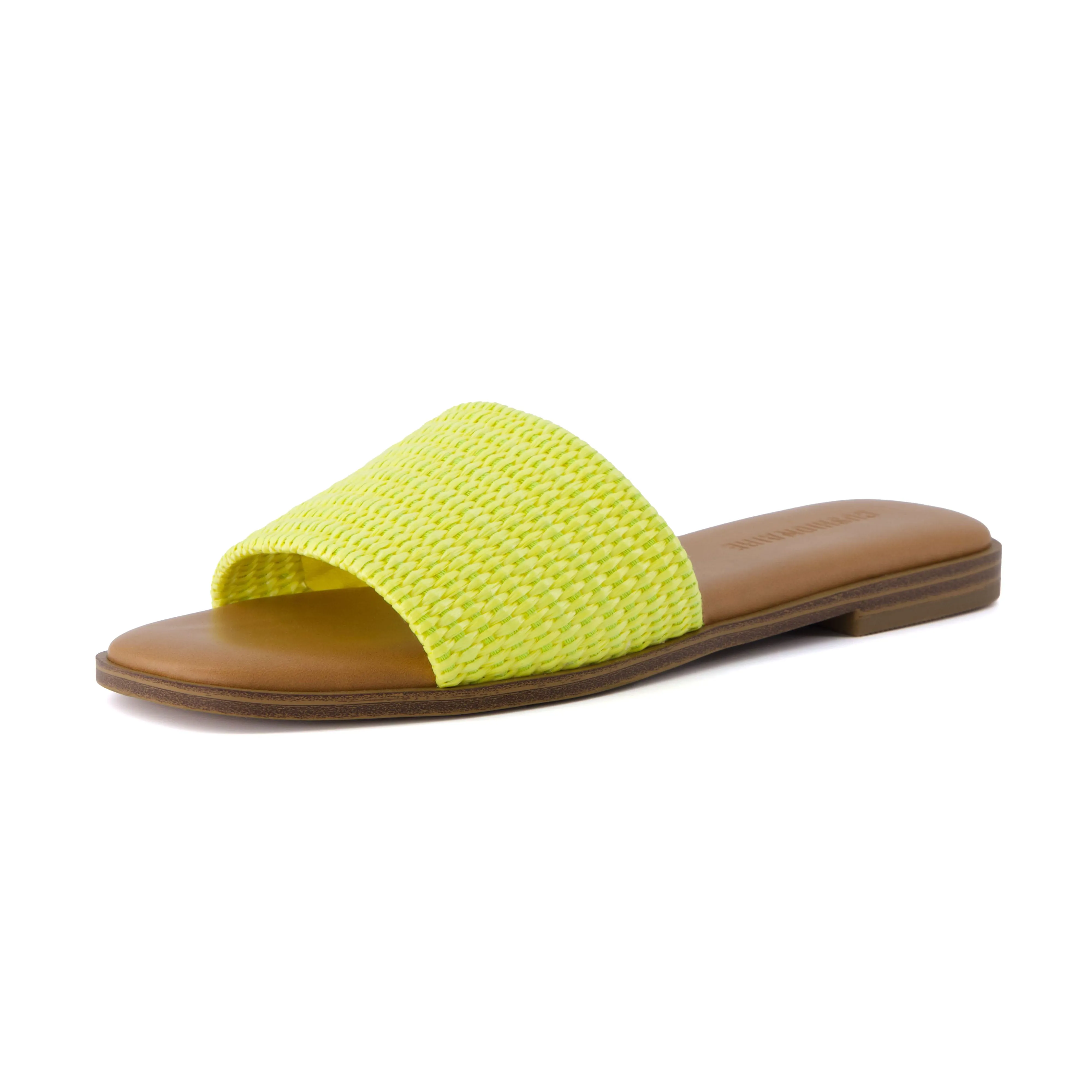 Sesame Raffia Slide Sandal