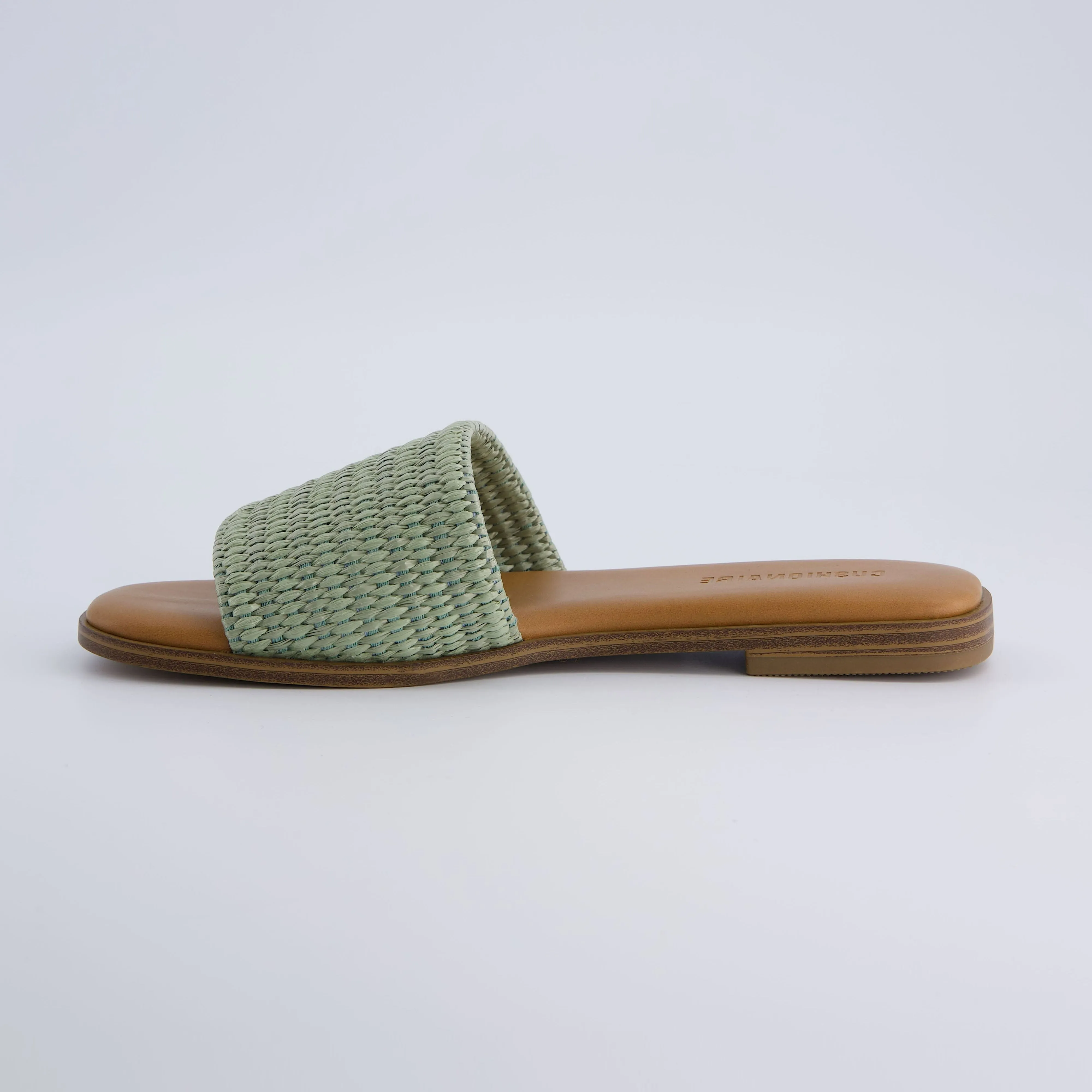 Sesame Raffia Slide Sandal