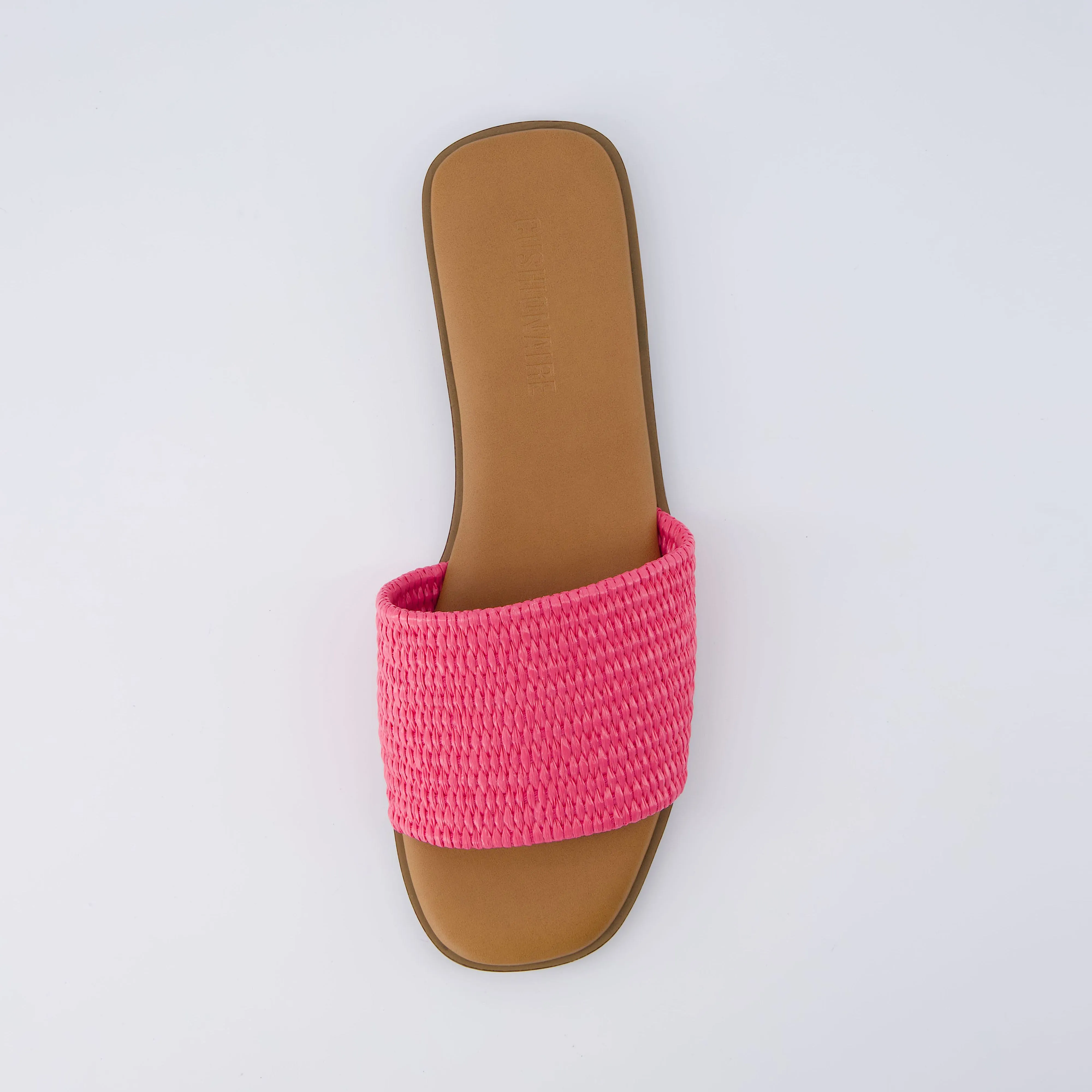 Sesame Raffia Slide Sandal