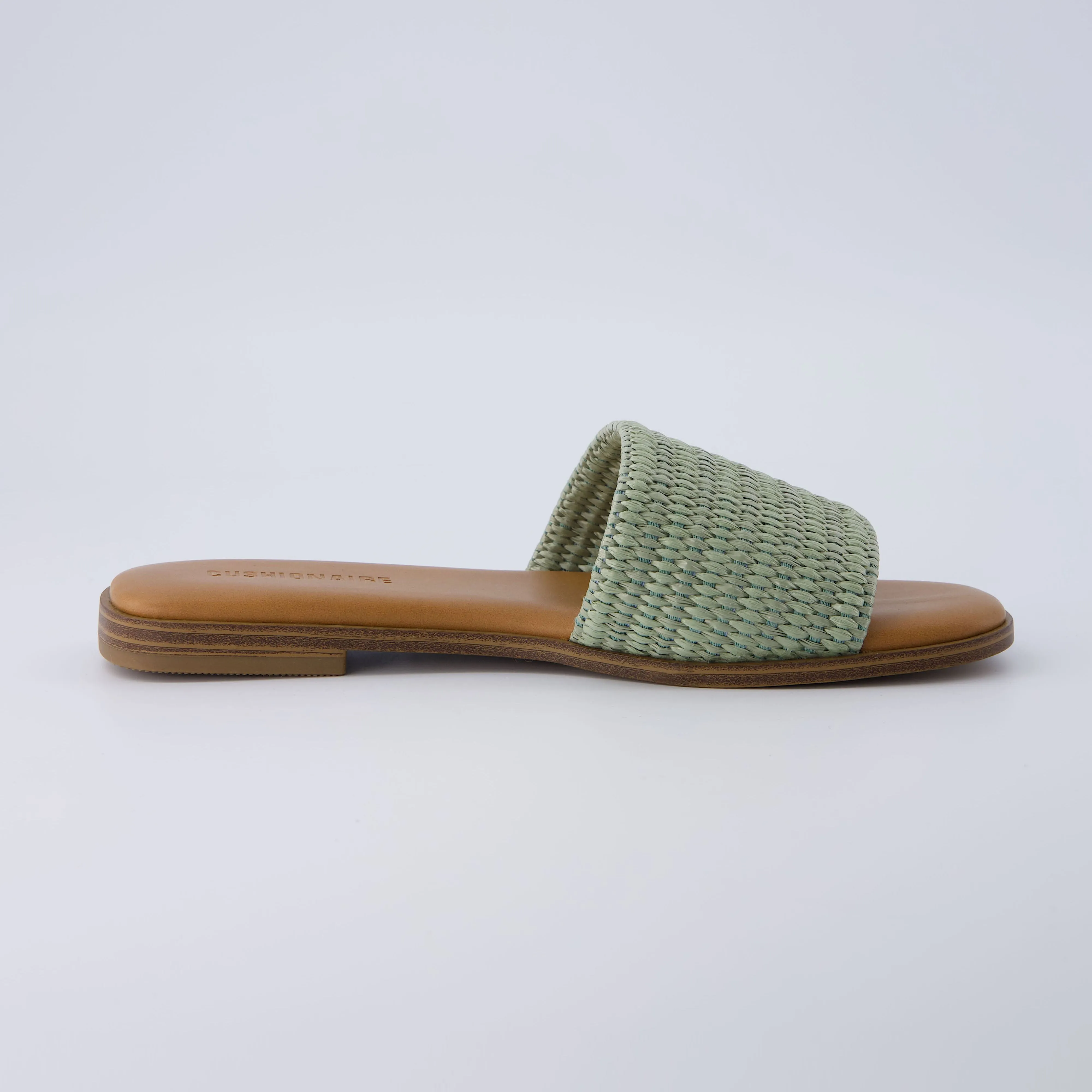 Sesame Raffia Slide Sandal