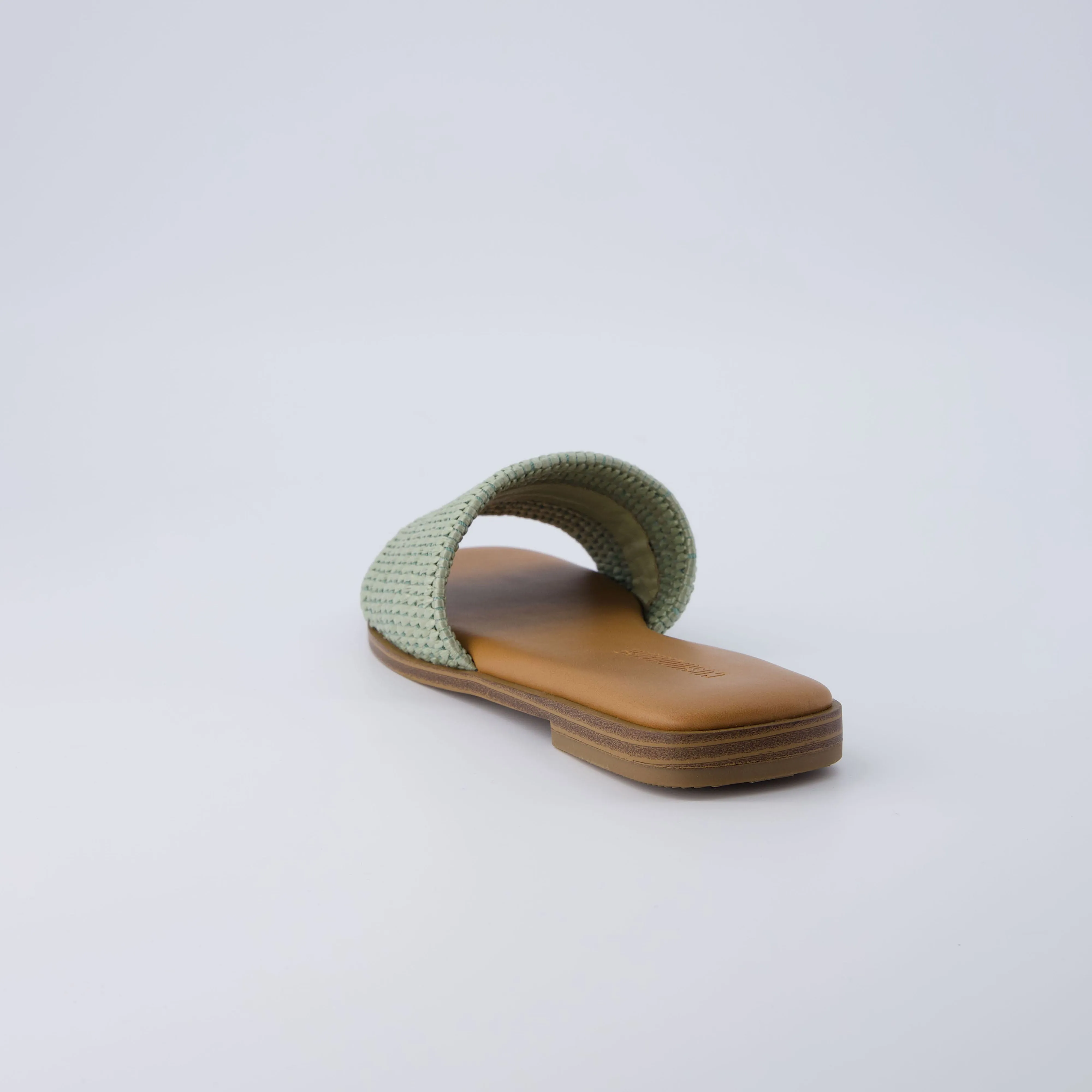 Sesame Raffia Slide Sandal