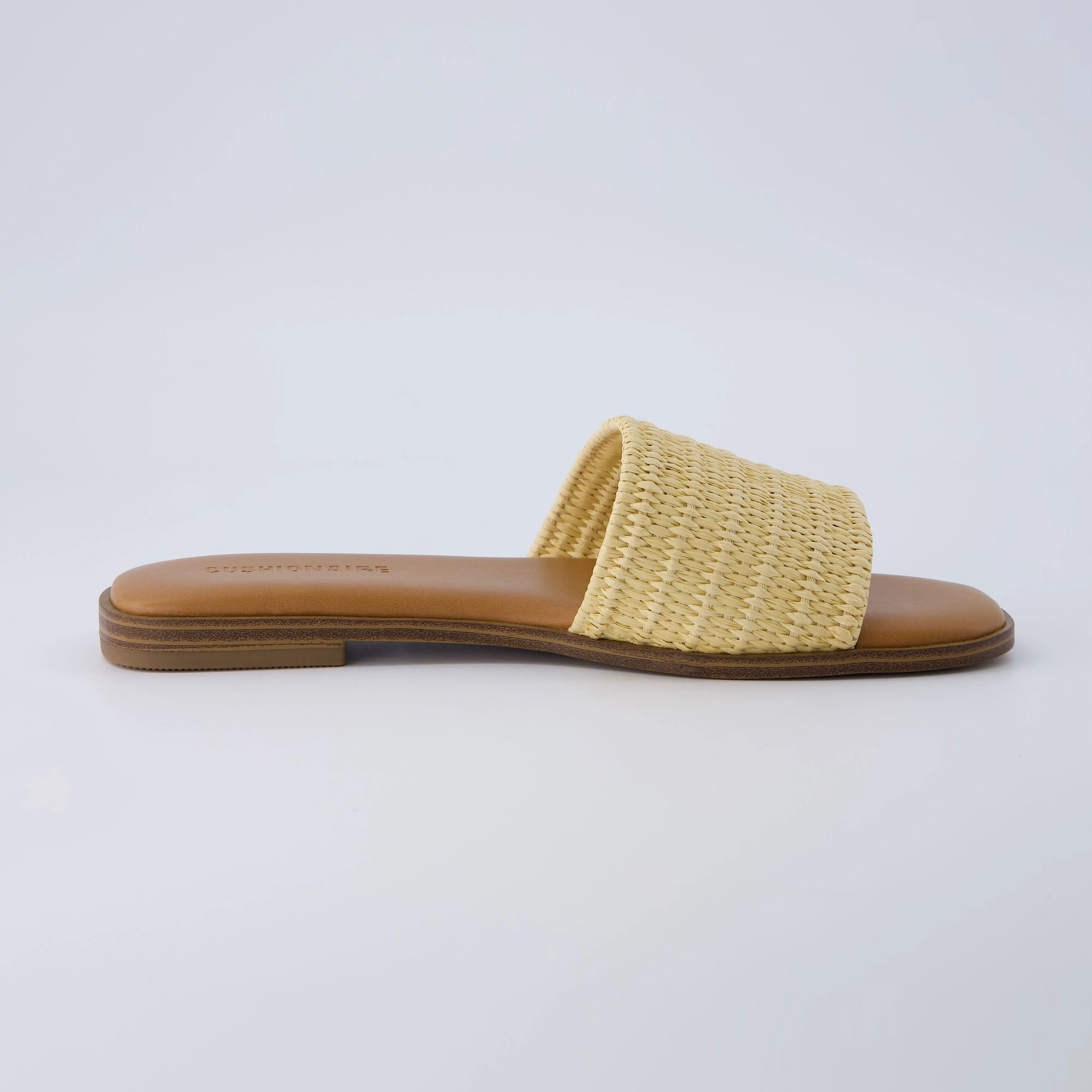 Sesame Raffia Slide Sandal