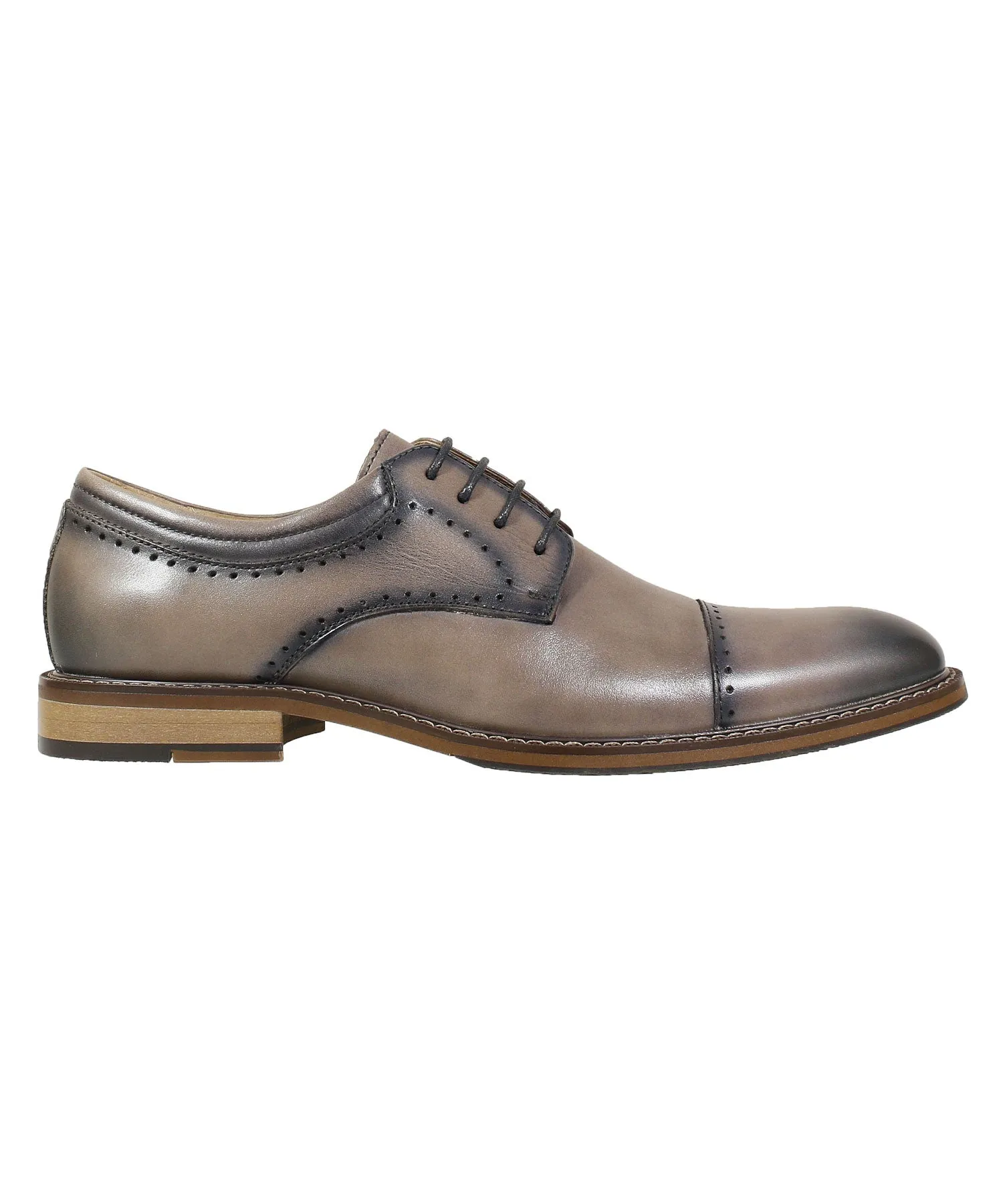 Stacy Adams Flemming Cap Toe Oxford Dress Shoe - Gray