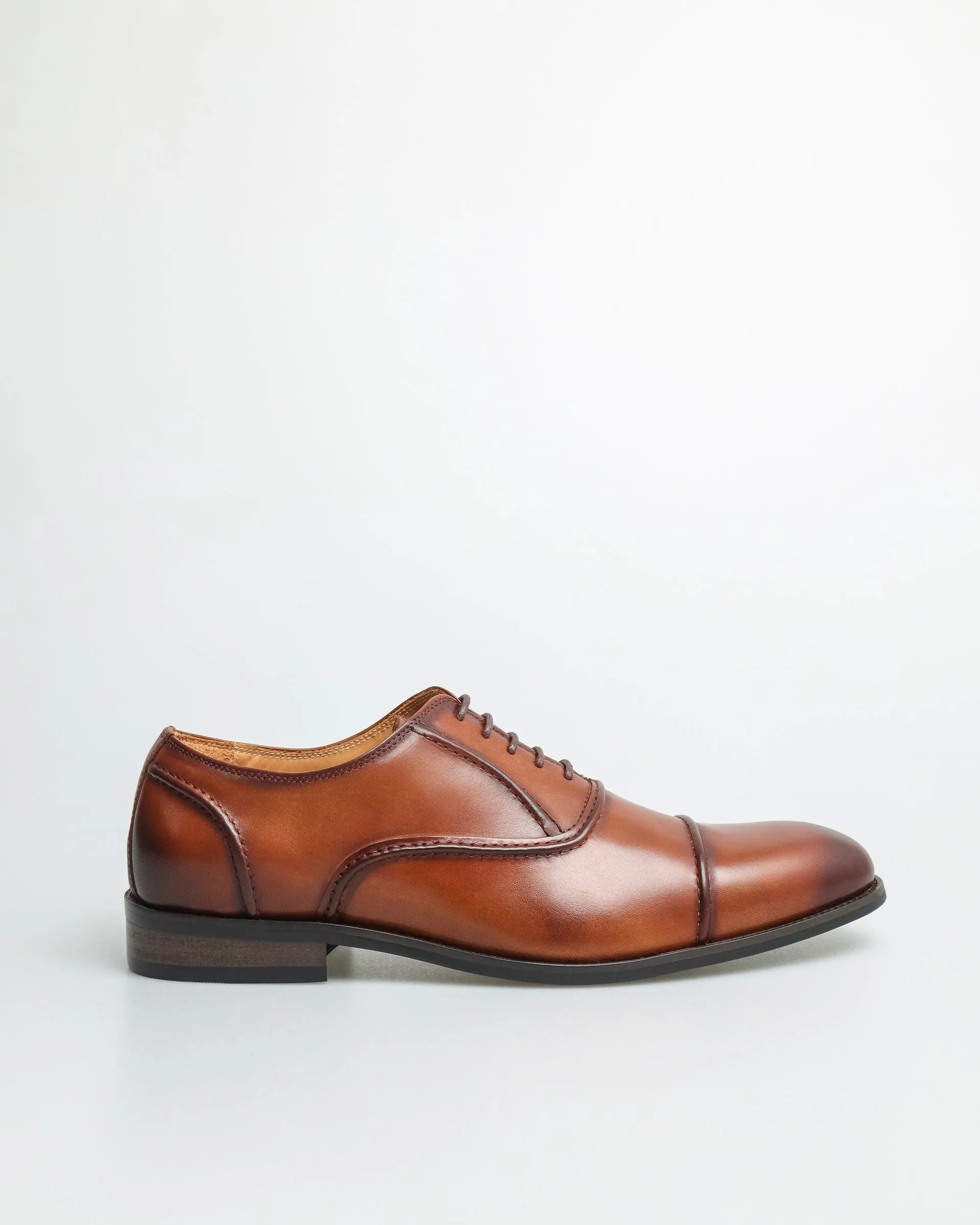 Tomaz F356 Men's Cap Toe Oxford (Brown)