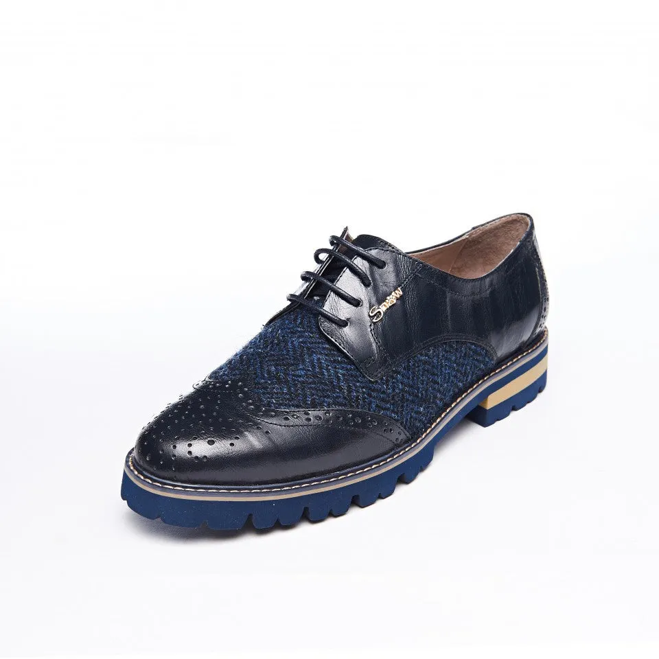 Women's Harris Tweed Brogues [3 Colors]