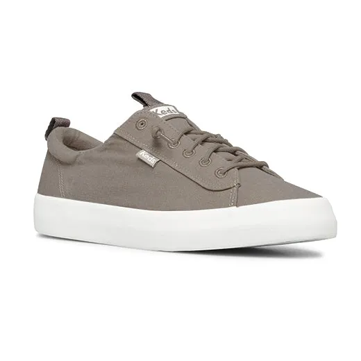 Women's Kickback Washable Canvas Sneaker Grey (WF65960)