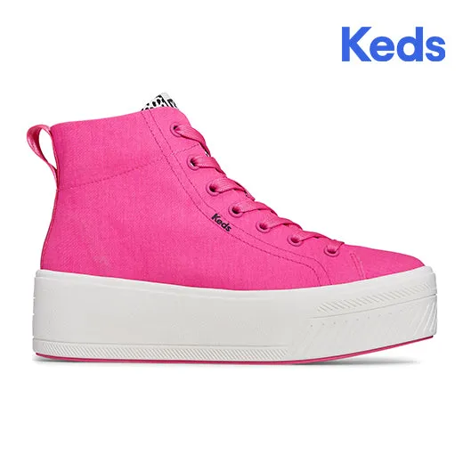 Women's Platform Skyler Hi Canvas Sneaker Fuchsia (WF67983)